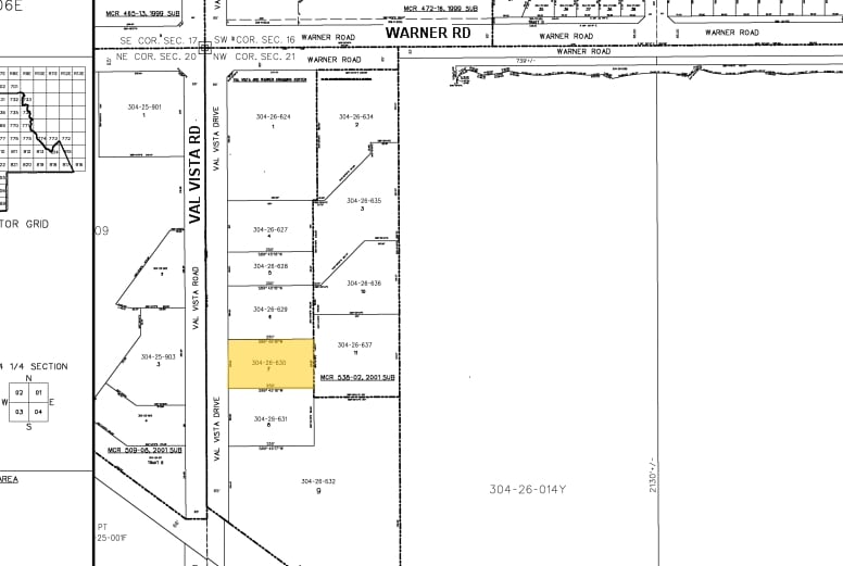 931 S Val Vista Dr, Gilbert, AZ à louer - Plan cadastral - Image 2 de 4