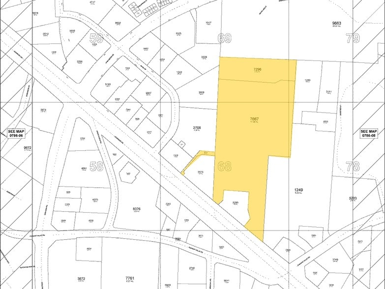 6500-6602 Glenwood Ave, Raleigh, NC for lease - Plat Map - Image 2 of 8