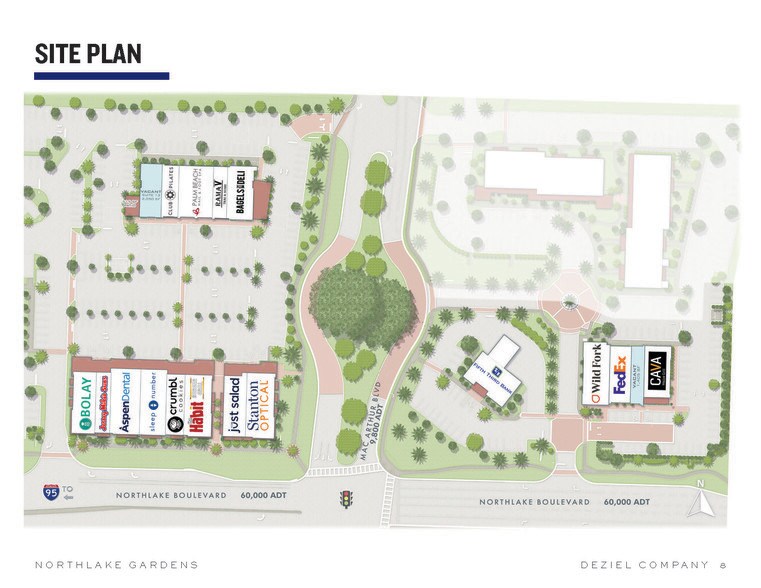 3301-3303 Northlake Blvd, West Palm Beach, FL à louer - Plan de site - Image 2 de 9