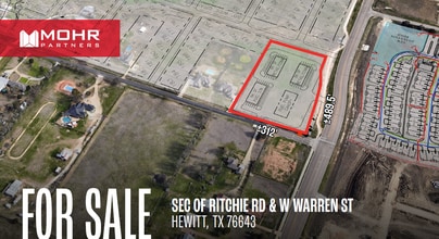 SEC Ritchie & W Warren St rd, Hewitt, TX - Aérien  Vue de la carte