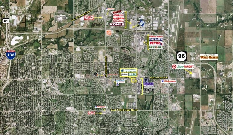 2057 N Rock Rd, Wichita, KS à louer - Aérien - Image 1 de 4