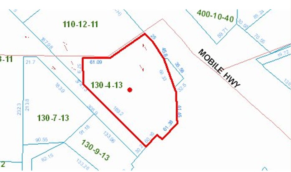 4121 Mobile Hwy, Pensacola, FL à vendre - Plan cadastral - Image 2 de 5