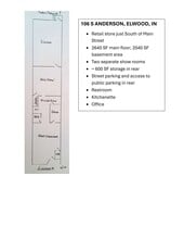 106 S Anderson St, Elwood, IN à louer Plan de site- Image 1 de 1