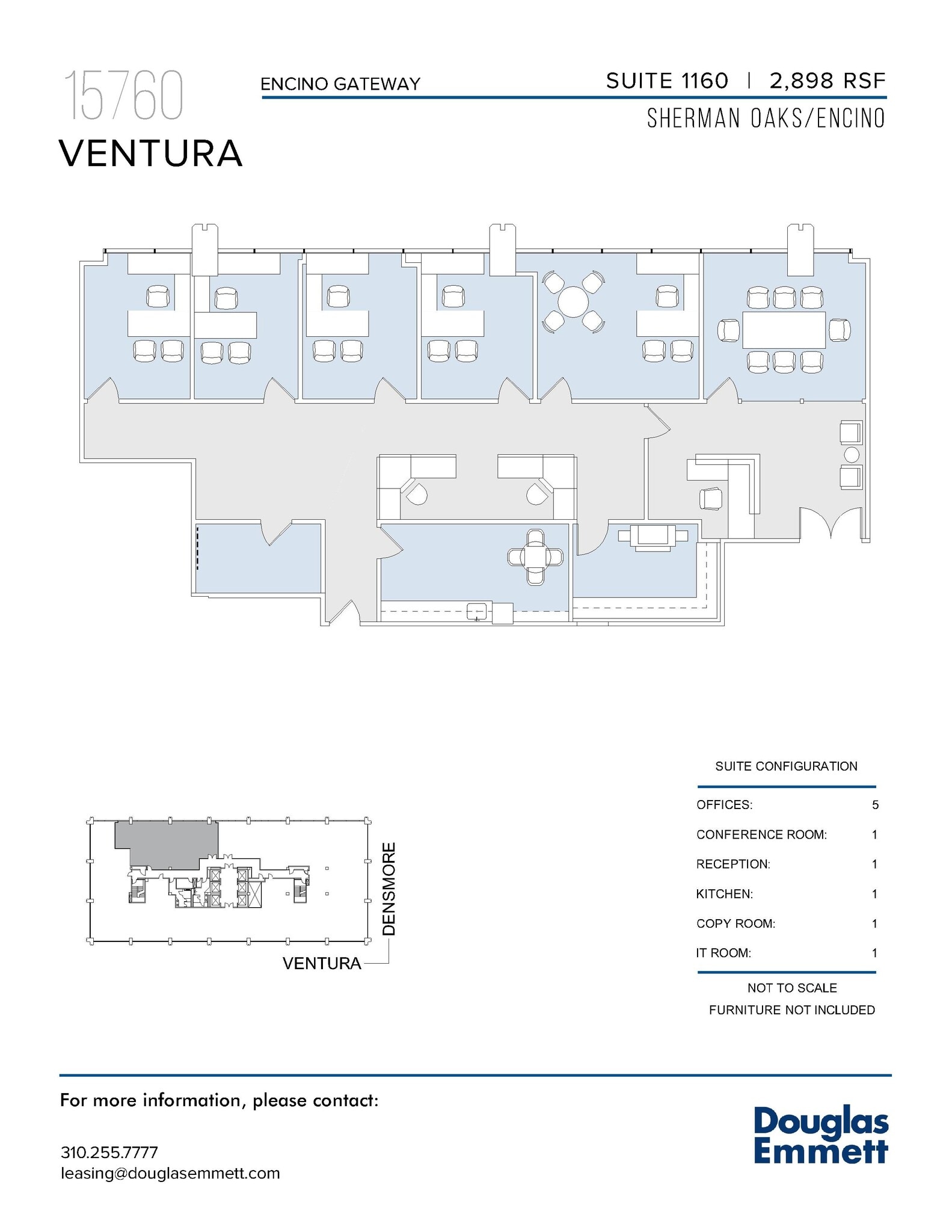 15760 Ventura Blvd, Encino, CA for lease Floor Plan- Image 1 of 1