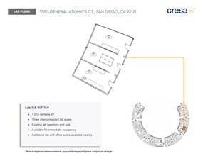 3550 General Atomics Ct, San Diego, CA for lease Floor Plan- Image 1 of 1