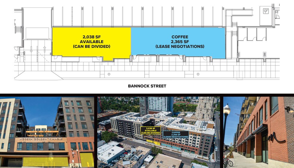 1025 Bannock St, Denver, CO à louer - Photo du bâtiment - Image 2 de 2