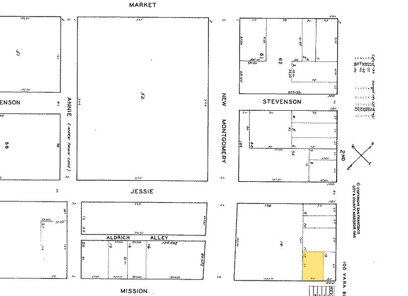 604 Mission St, San Francisco, CA à louer - Plan cadastral - Image 2 de 6