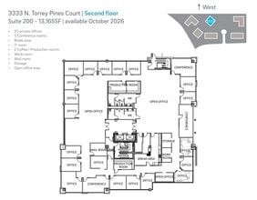 3333 N Torrey Pines Ct, La Jolla, CA for lease Floor Plan- Image 1 of 1