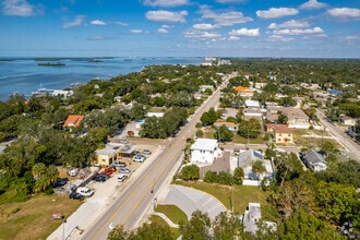 1216 N Fort Harrison Ave, Clearwater, FL - AERIAL map view