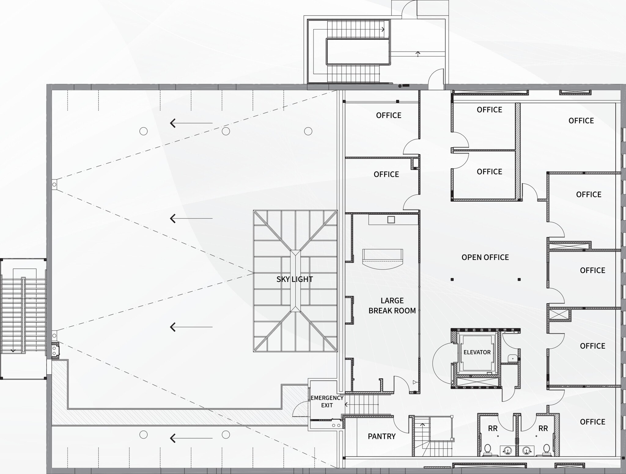 66-72 S 1st St, San Jose, CA à louer Plan d’étage- Image 1 de 1