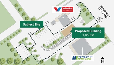 9112 Monroe, Charlotte, NC - AERIAL  map view - Image1