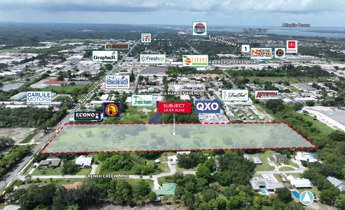 Oleander Avenue, Fort Pierce, FL à vendre Photo du bâtiment- Image 1 de 5