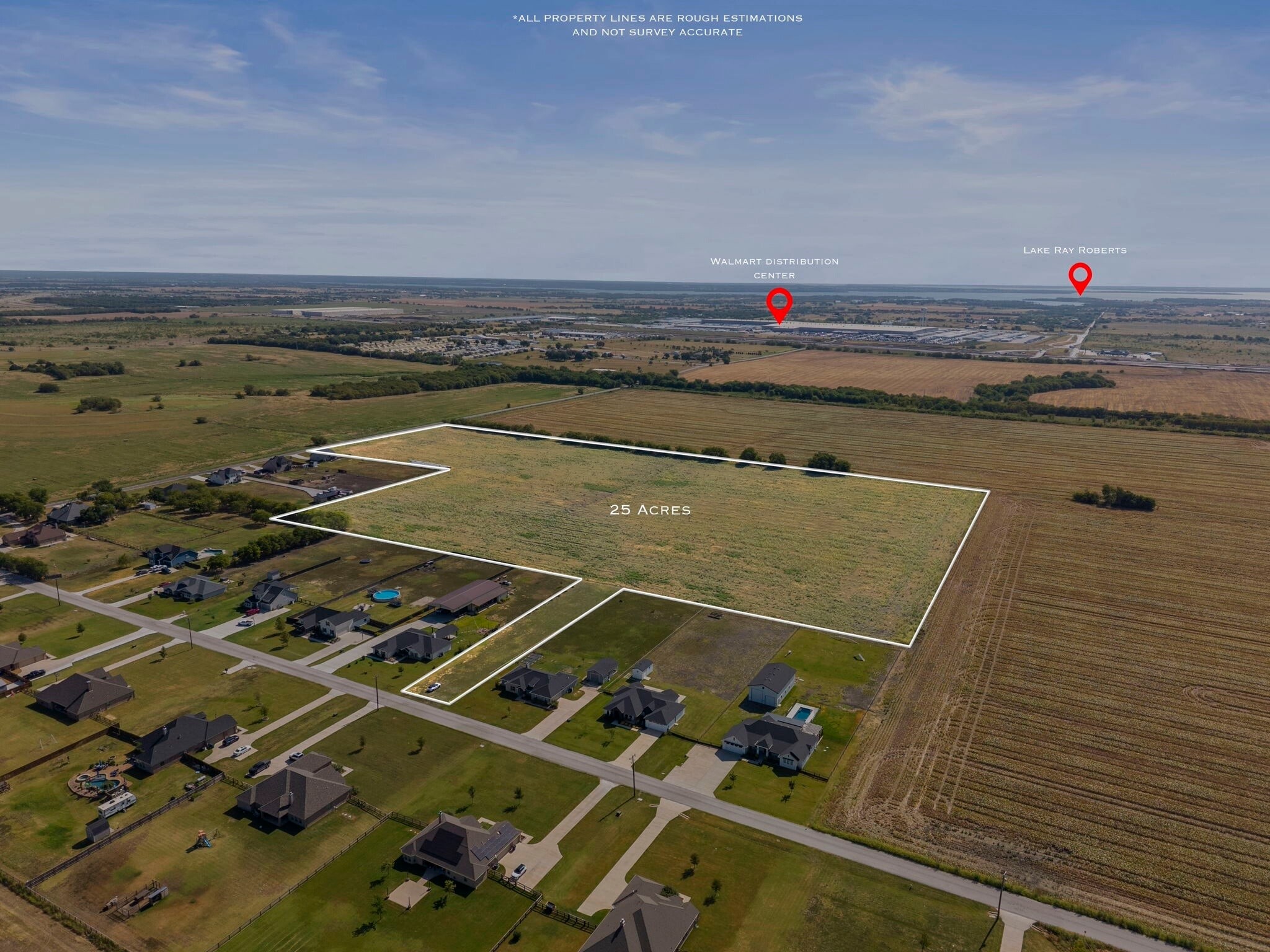 Lois Road West, Sanger, TX à vendre Aérien- Image 1 de 14