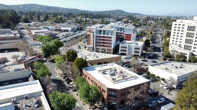 2400 Broadway, Redwood City, CA - Aerial  map view