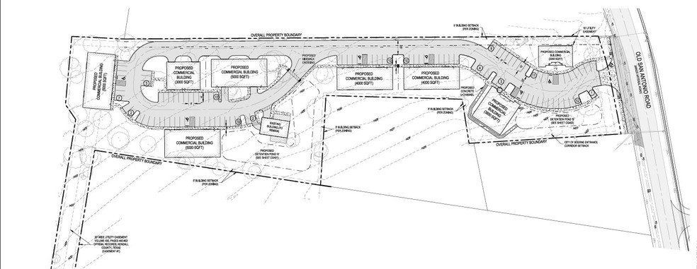 110 Old San Antonio Rd, Boerne, TX à vendre - Plan de site - Image 1 de 1