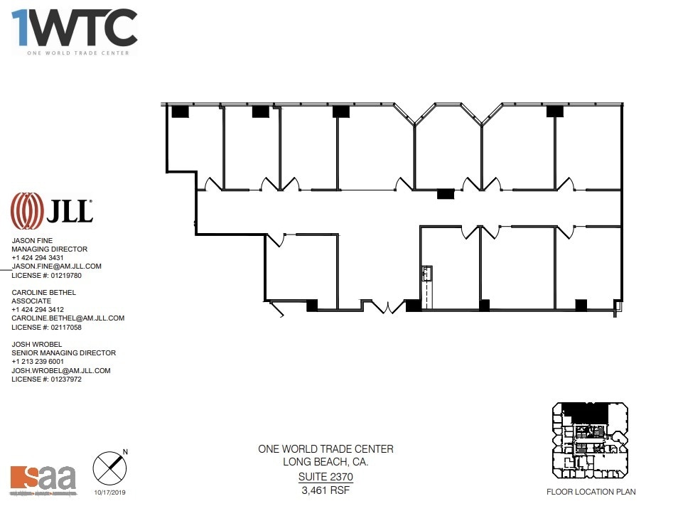 1 World Trade Ctr, Long Beach, CA for lease Floor Plan- Image 1 of 1