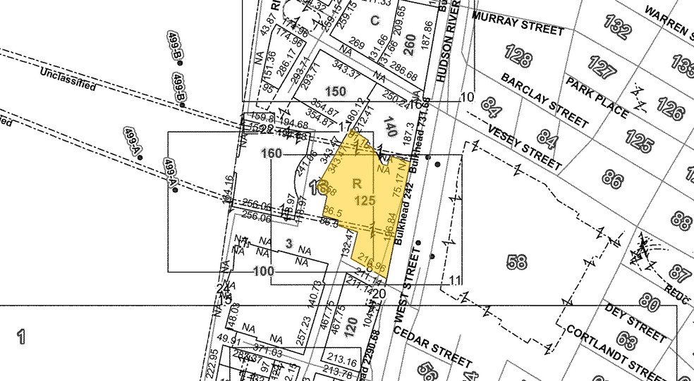 225 Liberty St, New York, NY à louer - Plan cadastral - Image 2 de 9