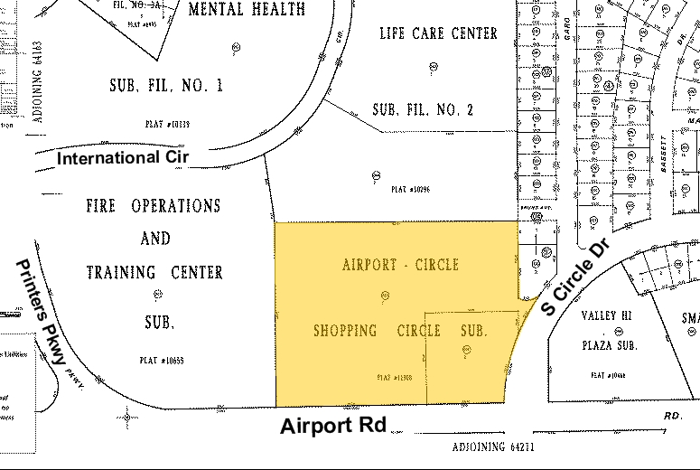 2508-2520 Airport Rd, Colorado Springs, CO for sale - Plat Map - Image 2 of 28