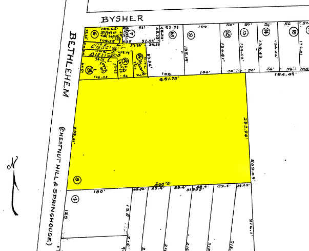 1432 Bethlehem Pike, Flourtown, PA for lease - Plat Map - Image 2 of 4