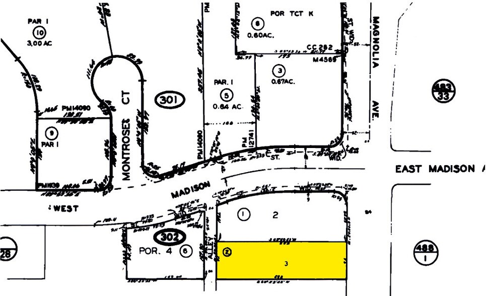 480 N Magnolia Ave, El Cajon, CA for lease - Plat Map - Image 2 of 16