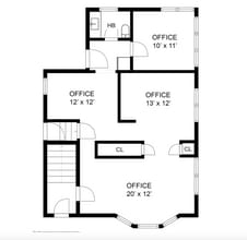 136 Saint Paul St, Westfield, NJ for lease Floor Plan- Image 2 of 17