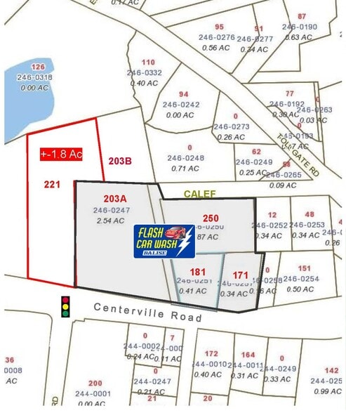 203 Centerville Rd, Warwick, RI for sale - Plat Map - Image 1 of 2
