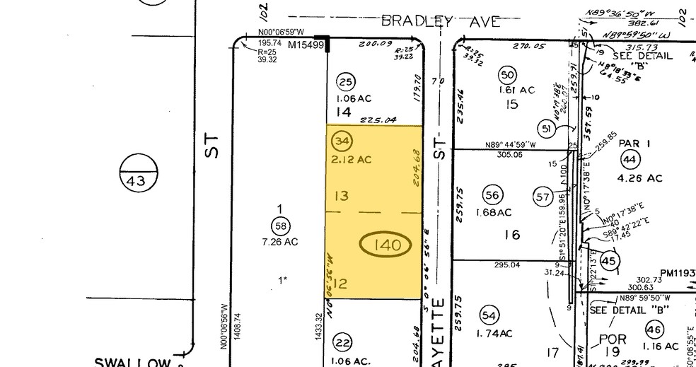 1452-1548 Fayette St, El Cajon, CA à louer - Plan cadastral - Image 3 de 9