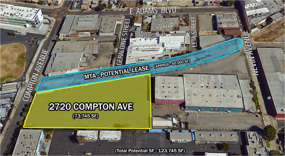 2720 Compton Ave, Los Angeles, CA à vendre - Aérien - Image 1 de 18