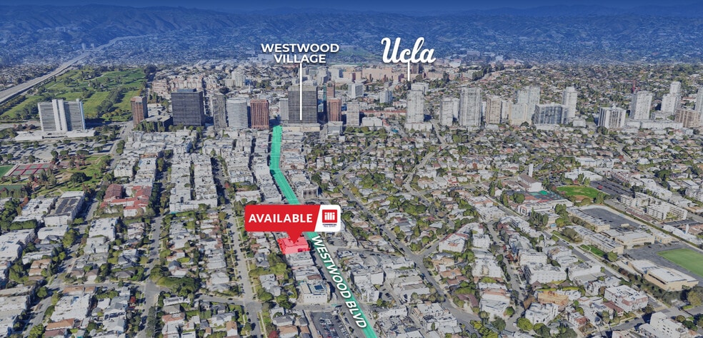 1555-1563 Westwood Blvd, Los Angeles, CA for lease - Aerial - Image 2 of 7