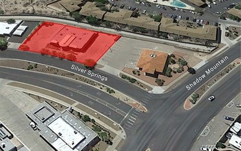 5974 Silver Springs Dr, El Paso, TX - Aérien  Vue de la carte
