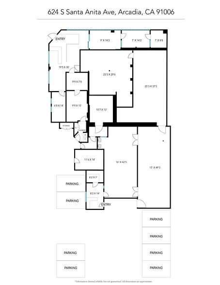 624 S Santa Anita Ave, Arcadia, CA à louer - Photo du bâtiment - Image 2 de 41