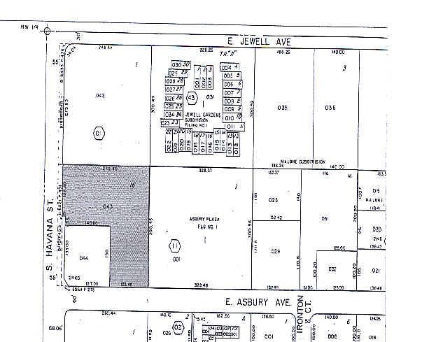 1960 S Havana St, Aurora, CO for lease - Plat Map - Image 2 of 5