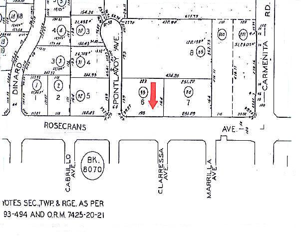 13231-13245 Rosecrans Ave, Santa Fe Springs, CA à louer - Plan cadastral - Image 2 de 9