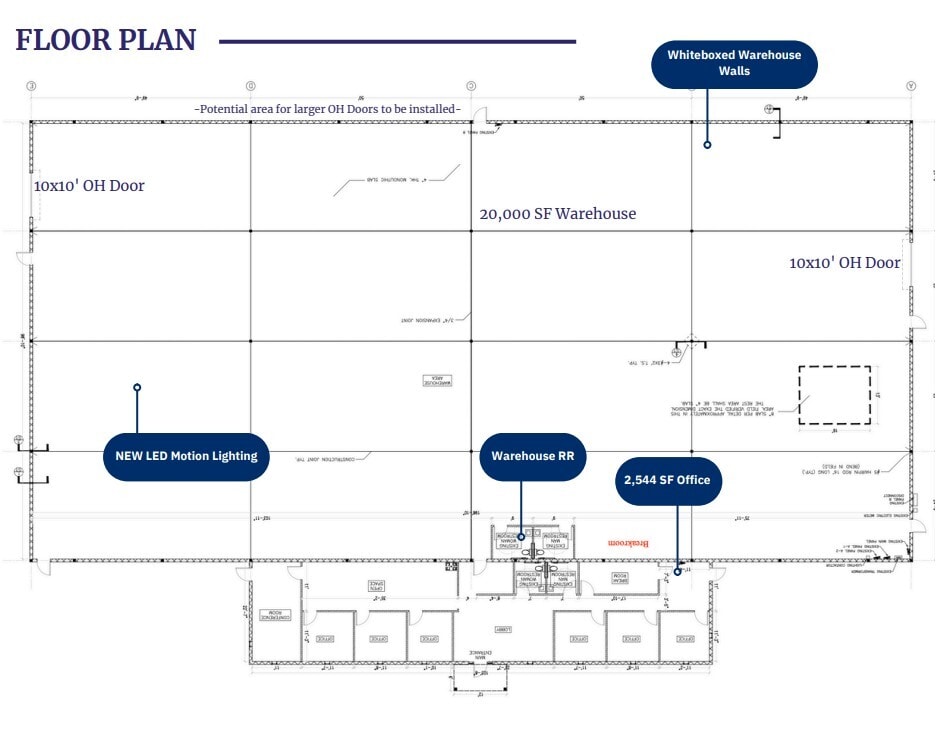 1125 White Dr, Titusville, FL for lease Floor Plan- Image 1 of 1