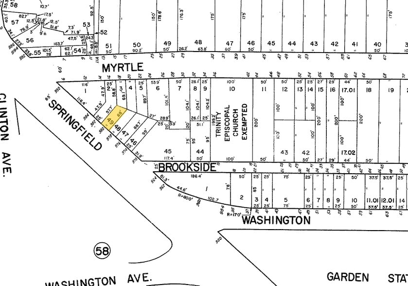 980 Springfield Ave, Irvington, NJ à louer - Plan cadastral - Image 3 de 3
