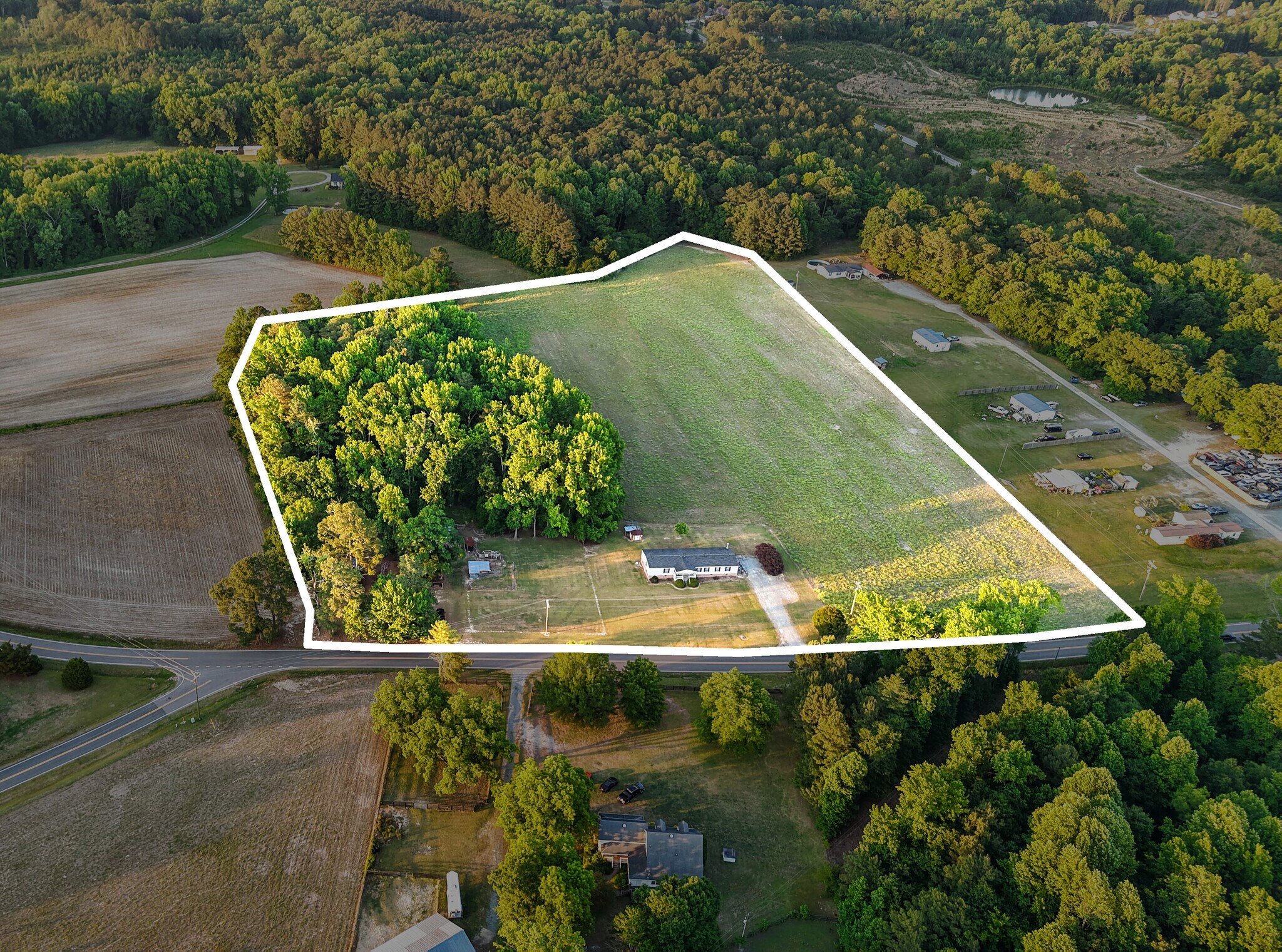160 County Line Rd, Benson, NC à vendre Aérien- Image 1 de 5