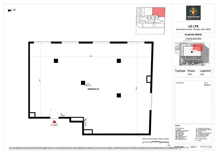 Commerce de détail dans Bourgoin-Jallieu à vendre - Plan d’étage - Image 1 de 4