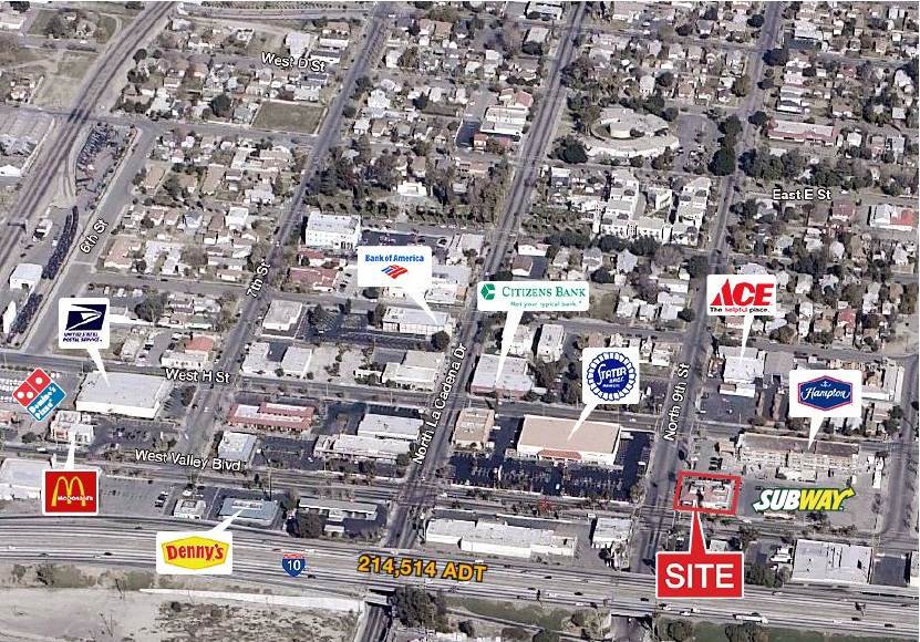 201 E Valley Blvd, Colton, CA for lease Aerial- Image 1 of 16