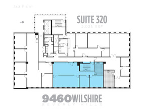 9460-9470 Wilshire Blvd, Beverly Hills, CA à louer Plan d  tage- Image 1 de 1