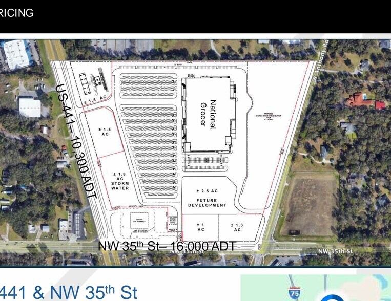 3850 Anthony rd, Ocala, FL à louer - Plan de site - Image 2 de 2