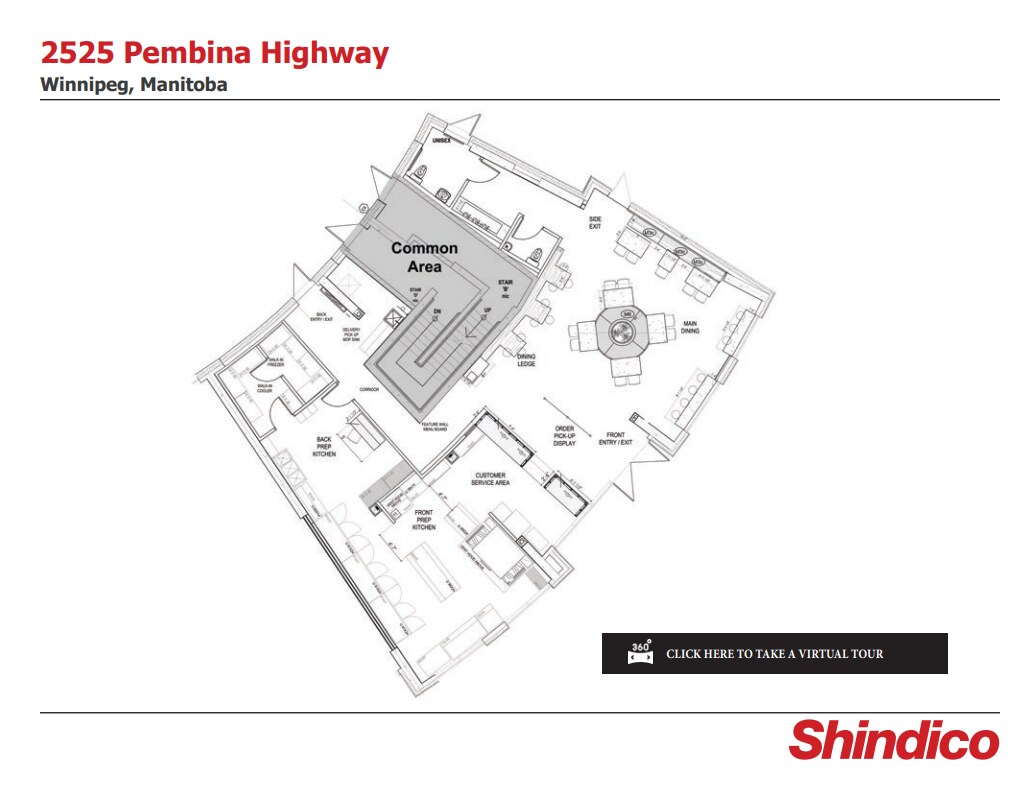 2525 Pembina Highway, Winnipeg, MB for lease Floor Plan- Image 1 of 1
