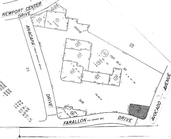 280 Newport Center Dr, Newport Beach, CA à louer - Plan cadastral - Image 2 de 7