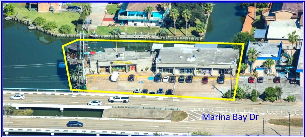 616-624 Marina Bay Dr, Kemah, TX à vendre - Photo du bâtiment - Image 2 de 20