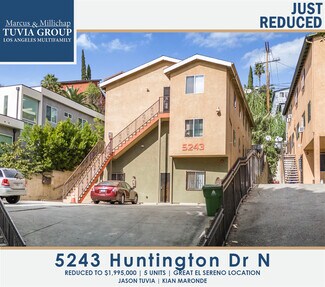 Plus de détails pour 5243 Huntington Dr N, Los Angeles, CA - Multi-résidentiel à vendre