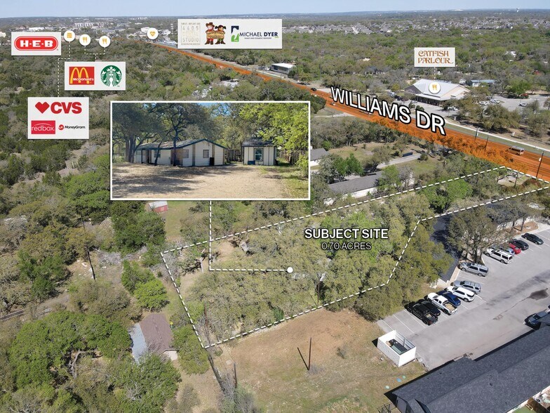 4138 Williams Dr, Georgetown, TX à vendre - Photo du bâtiment - Image 3 de 5