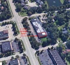 26W233 Geneva Rd, Wheaton, IL - Aerial map view