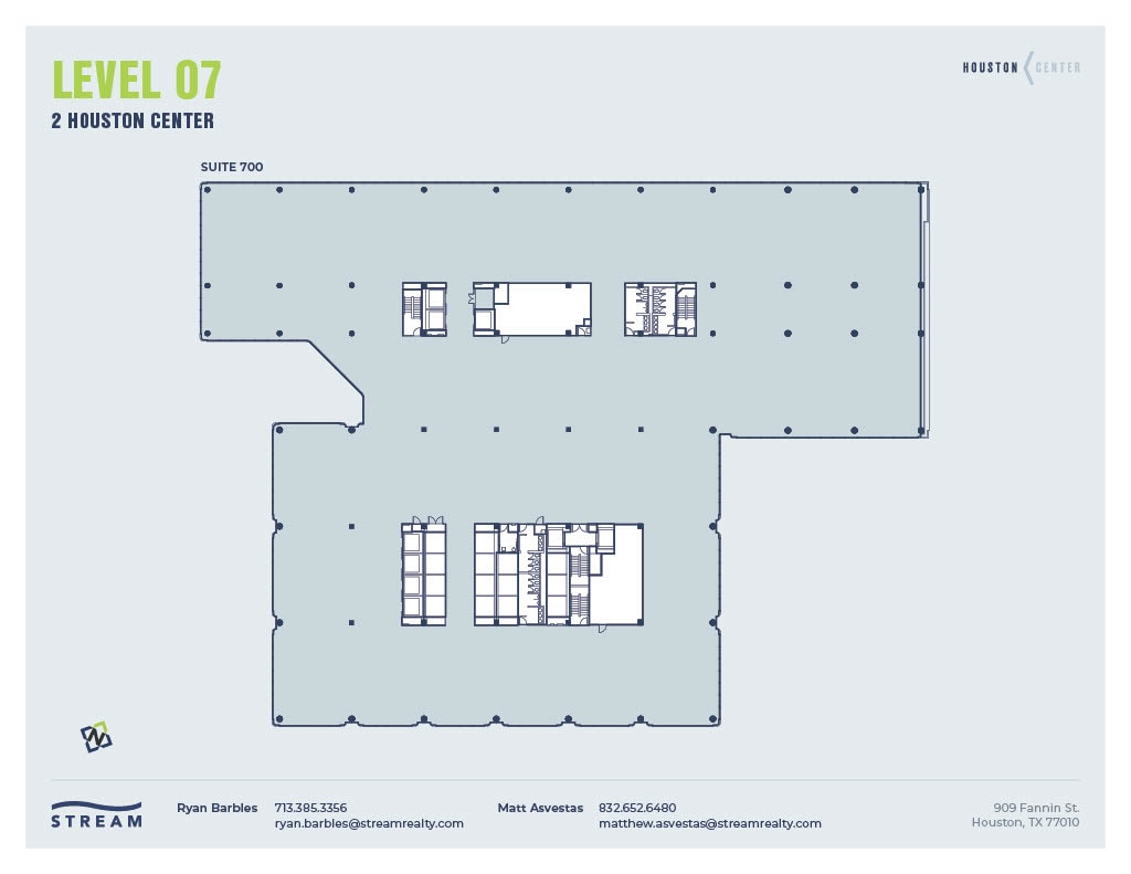 909 Fannin St, Houston, TX for lease Floor Plan- Image 1 of 1