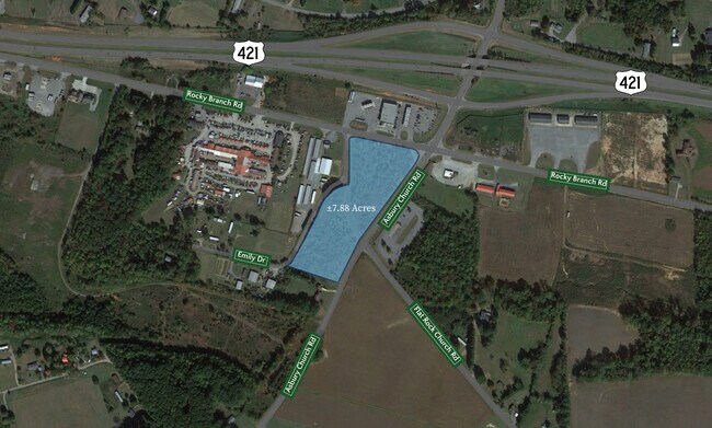 Plus de détails pour Asbury Church Road & Rocky Branch Rd, Hamptonville, NC - Terrain à vendre