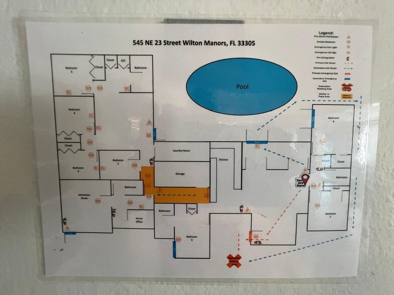 545 Ne 23rd St, Wilton Manors, FL for lease - Typical Floor Plan - Image 2 of 19