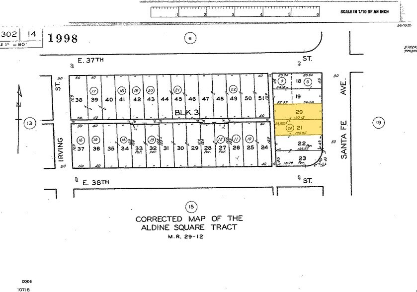 3737 S Santa Fe Ave, Vernon, CA à louer - Plan cadastral - Image 2 de 11